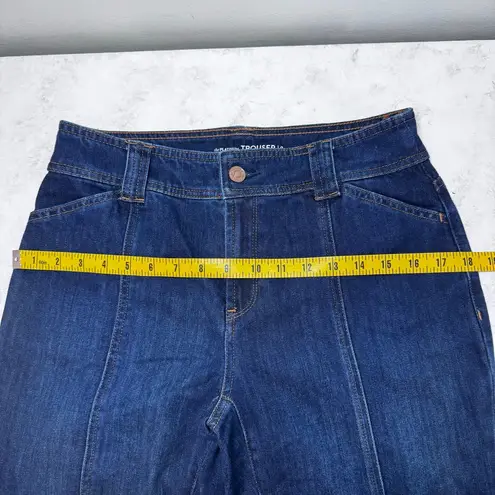 Chico's Women's  Blue Platinum Trouser Flare Jeans Size 0