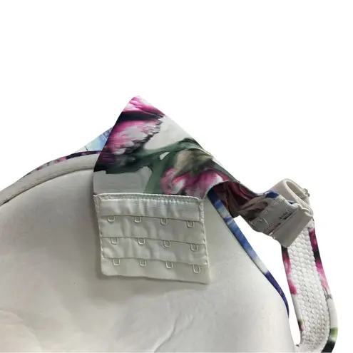 Cacique Floral Lightly Lined Full Coverage Underwired Balconette Bra Size 40DD