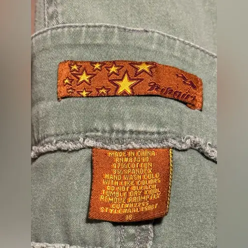 EUC Torrid x Kikgirl Vintage Y2K Green & Brown Denim Skirt size 19