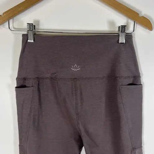 Beyond Yoga Leggings Women Large Spacedye Out Of Pocket Yoga Purple