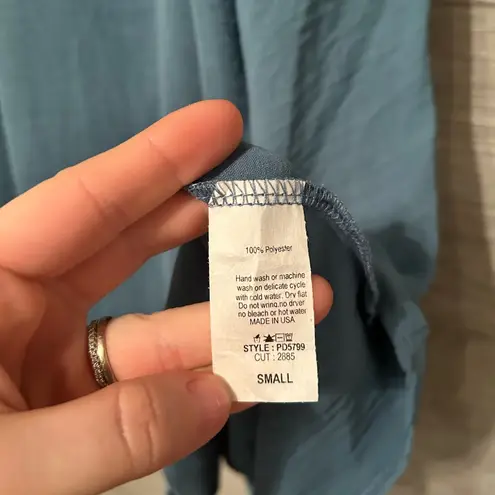 Sleeveless Maxi Dress Teal Blue Casual Summer Party Sundress Blue