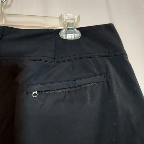 Royal Robbins Vintage Athletic Sporty Hiking Tennis Stretch Black Mini Skirt