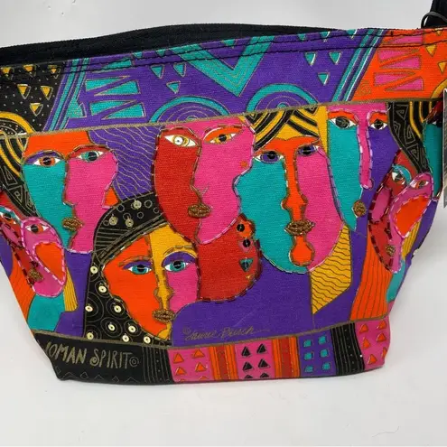 Vintage 90s Y2K Laurel Burch Woman Spirit Beaded Colorful Shoulder Bag Purse new