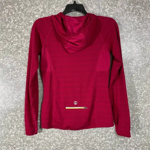 Mondetta Women's Pink Hooded Full Zip Activewear Jacket - Size Small - Pockets