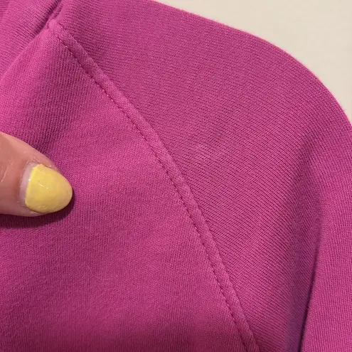 Magnolia Lane Pink Pullover Size Large Masters Golf Tournament Logo Quarter Zip