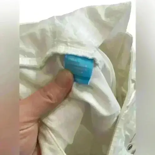 J. McLaughlin White Denim Straight Cropped Cotton/Spandex Pants Size 8