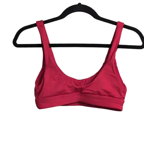 ANDIE Ventura Top Bikini Cherry Red Sporty Swim XS New
