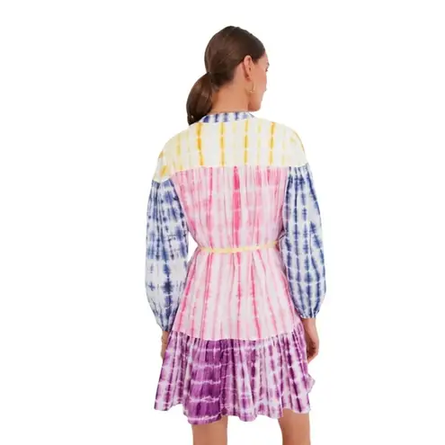 CHARINA SARTE Women's Holi Mini Dress Tie Dye Print Size XS NWOT Pink