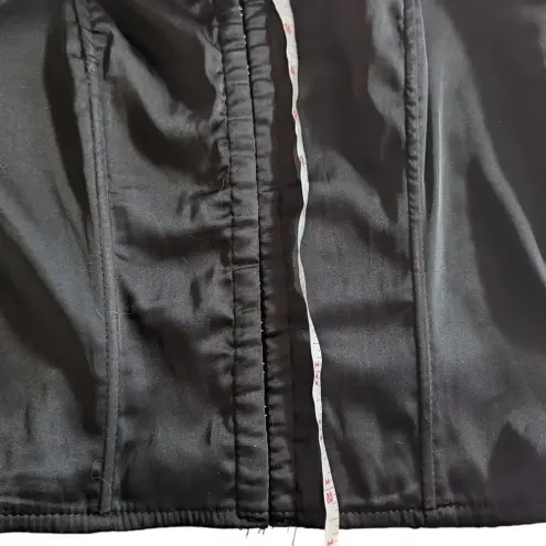 Superdown Sexy Cute Black Satin Cailyn Corset Top Size Small