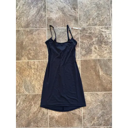 SKIMS Fits Everybody Slip Dress Onyx Size Small