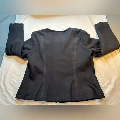 J. McLaughlin Suede Lara Jacket, Black, Size XL, NWT