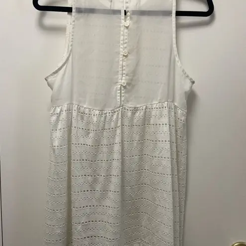 Pins and needles Small white eyelet tank top coquette girl $34