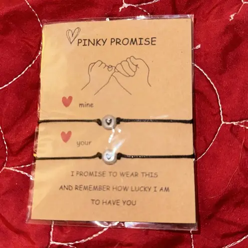 2pcs Glow In the Dark Luminous Beads Heart Bracelet Bangle Lucky Couple Jewelry