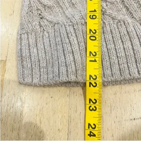 360 Cashmere wool Alpaca blend half zip sweater in oatmeal NWT