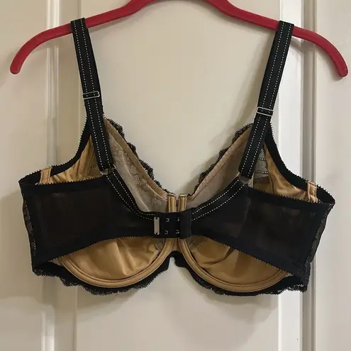 Chantelle Rive Gauche Full Coverage Unlined Bra 36DDD Black