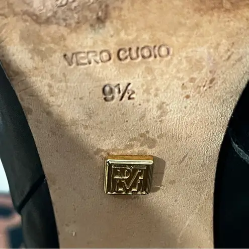 Pour La Victoire Black Kiko Mid Calf Boot