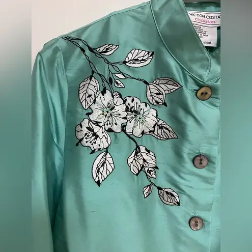 Vintage 90’s Victor Costa Occasion Silk Tunic Blouse