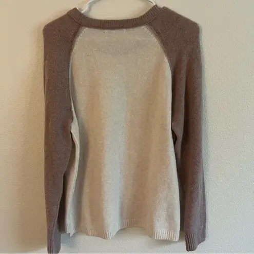 Madewell  Colorblock Allister Pullover Sweater in Coziest Yarn