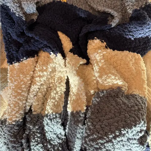 Zenana Outfitters NWT Women's Cozy Striped Cardigan - Navy, Gray, Cream Large