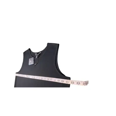 Ming Wang Sleeveless Dress Knit Sheath Black Women's Size PXL Stretch Office