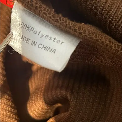 ZESICA Brown Corduroy Wide