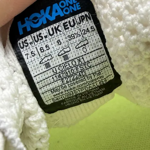 Hoka One One Unisex Cielo X1 Sz US W 7.5 / M 6.5 FSTC 1147910 Running Shoes