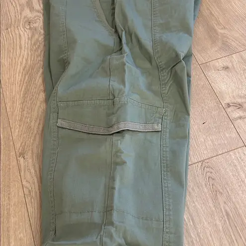 Kensie  Mid Rise Stretch Twill Drawstring Jogger Cargo Pants,Green ,12/31 NWT - Image 6