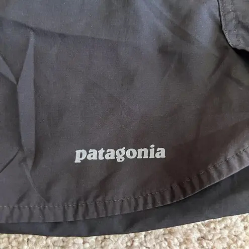 Patagonia  Womens Running Black Athletic Shorts Size Large Athleisure Active