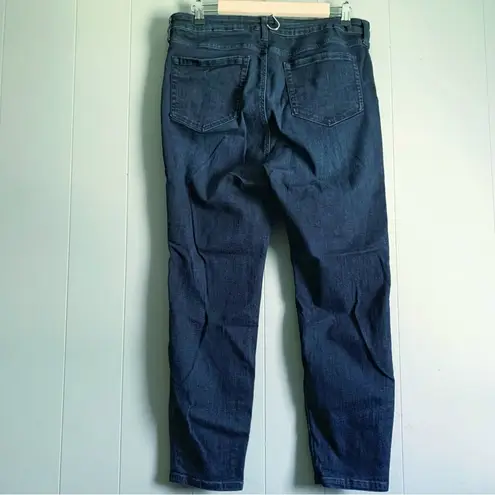 Amazon Essentials Skinny Jeans for Women High Waist Stretchy Denim 14 Short Blue