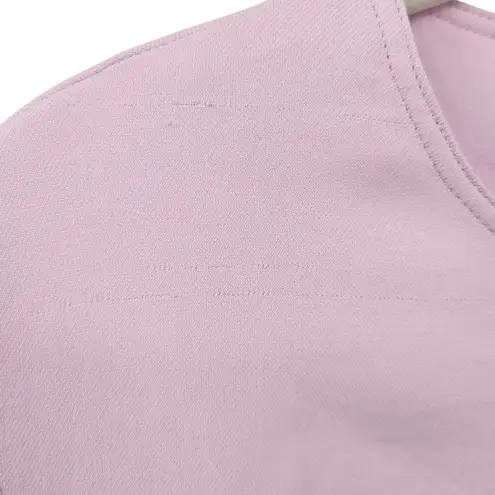 Tibi Lace-Up Crepe Midi Dress Purple Lilac Size 8