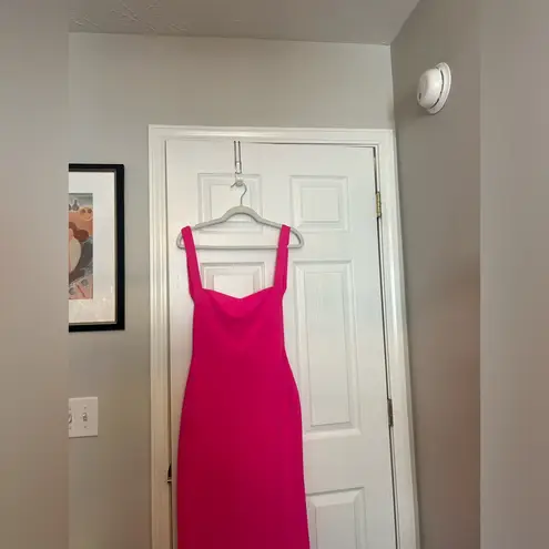 Solace London Joni Maxi Dress in Magenta