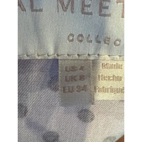 Gal Meets Glam Pink And Red Polka Dot Corinne Fit And Flare Midi Dress Size 4