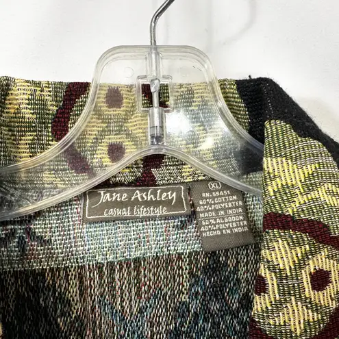 Jane Ashley XL Tapestry Jacket Cottagecore Cowgirl Southwest Button Western 1773