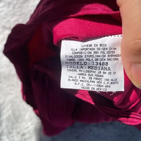 Duo Jr Red Halter Bodycon Dress size M Size M