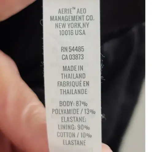 Aerie  Holiday Best Lace Longline Bralette Black XXL