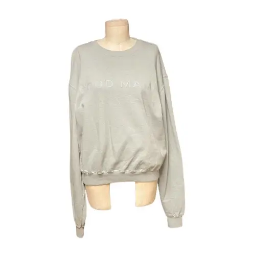 Good American  Good Mama‎ Oversize Graphic Sweatshirt Size 2 / US Medium