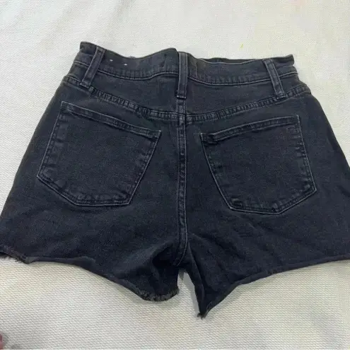 Madewell  High Rise Denim Shorts Black 26