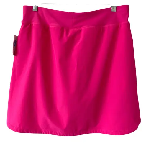 NEW LANDS' END Pink Swim Skort with Short Lining Size 8 Modest Conservative