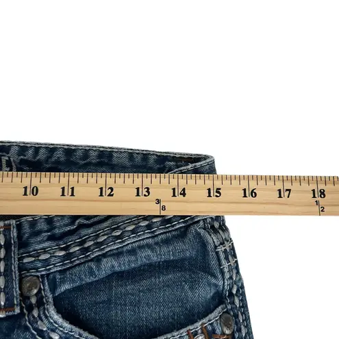 Cruel Girl Y2k Jeans 7 Tall Tabitha Straight Leg Long Flap Pocket Jeans Low Rise