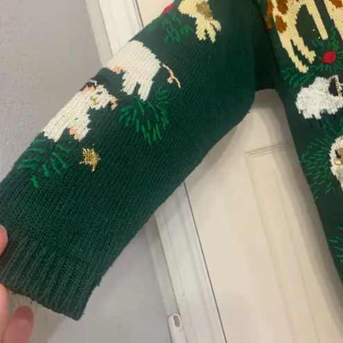 Susan Bristol Vintage “Noah’s Ark” Theme Medium Knit Sweater. 2750