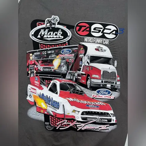 Gildan Bob Tasca III Motorcraft Shelby FordMustang Nitro Funny Car DragRace Tshirt Sz L