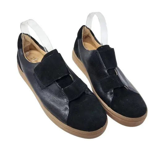 Naturalizer Charlie Sneakers Slip On Shoes Casual Leather Suede Black Size US 11