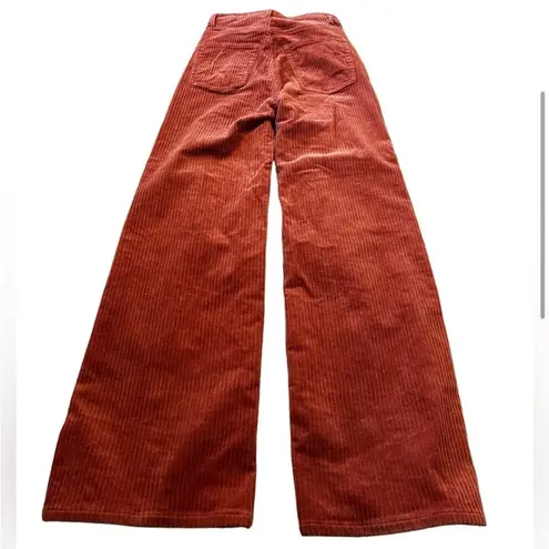 Weekday  Ace Coral Corduroy Wide Leg Trouser Pants