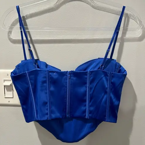 Royal Blue Corset Top Size M
