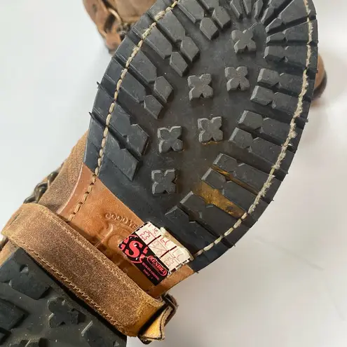 NWT Sendra Crazy Horse Motorcycle Boots Size 7 Brown