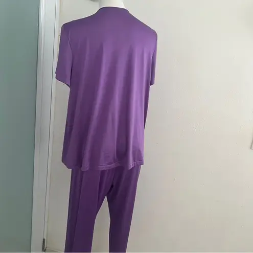 Vanity Fair Women's Deep Purple Pajama Set