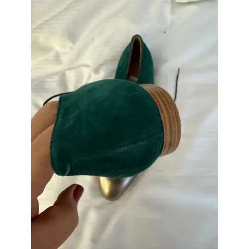 Handmade Leather Oxfords – Size 38 (US 7.5)Shoes Designed in Copenhagen Gold