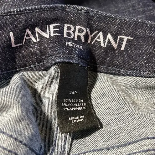 Lane Bryant 5 for $25|  Petite Mid Rise Super Stretch Skinny Distressed Jeans