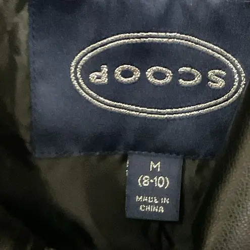 Scoop Women's Faux Leather Moto Jacket Size Medium 8