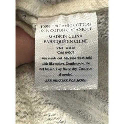 Faherty Dream Cotton Gauze Carmel Dress Size Medium Organic Cotton Midi Casual